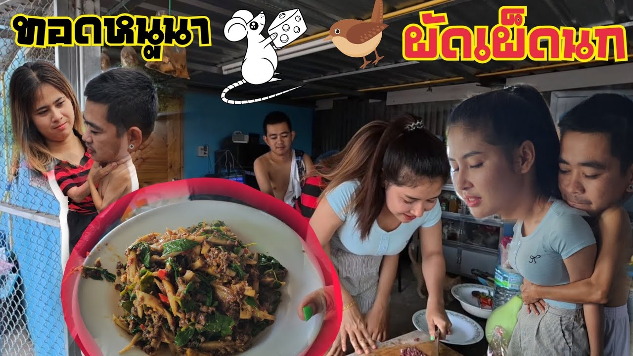 ทอดหนูนา ผัดเผ็ดนก