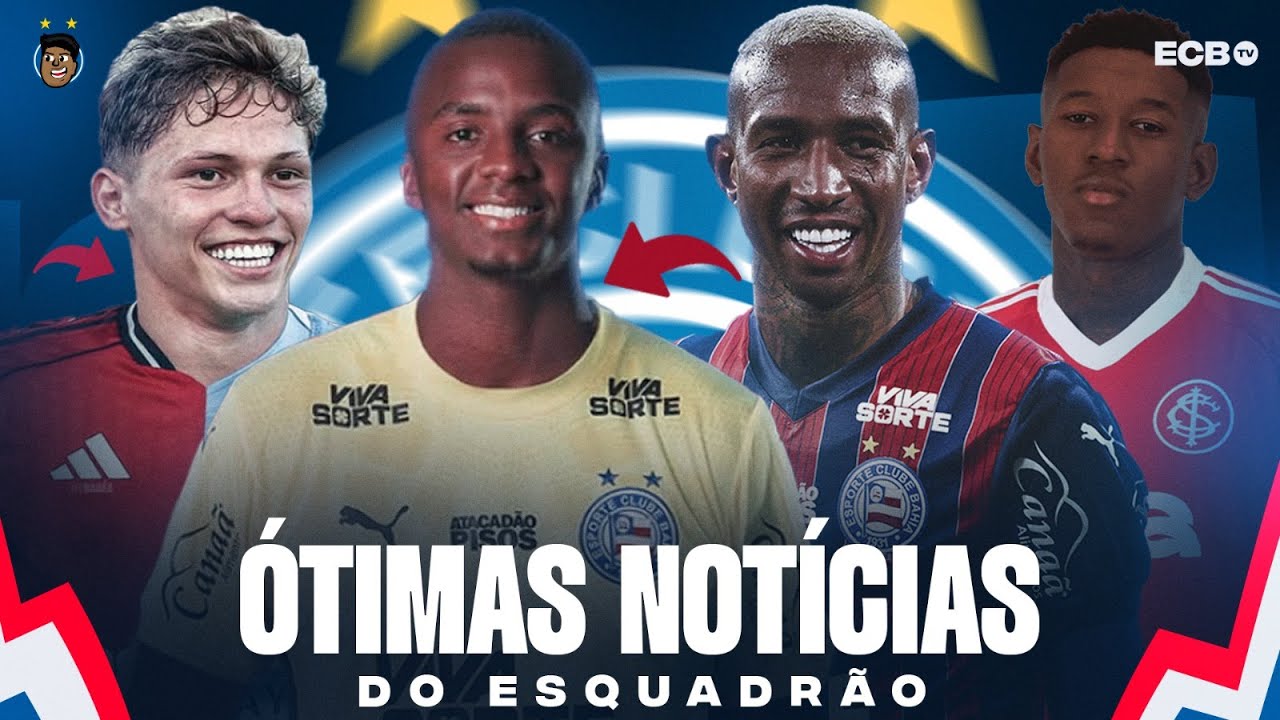 💣🔥 REFOR&Ccedil;OS! EXCELENTES NOT&Iacute;CIAS NO MERCADO PARA O BAHIA! ANDEW, DELL E MAIS! TALISCA BRILHA! VIT&Atilde;O!
