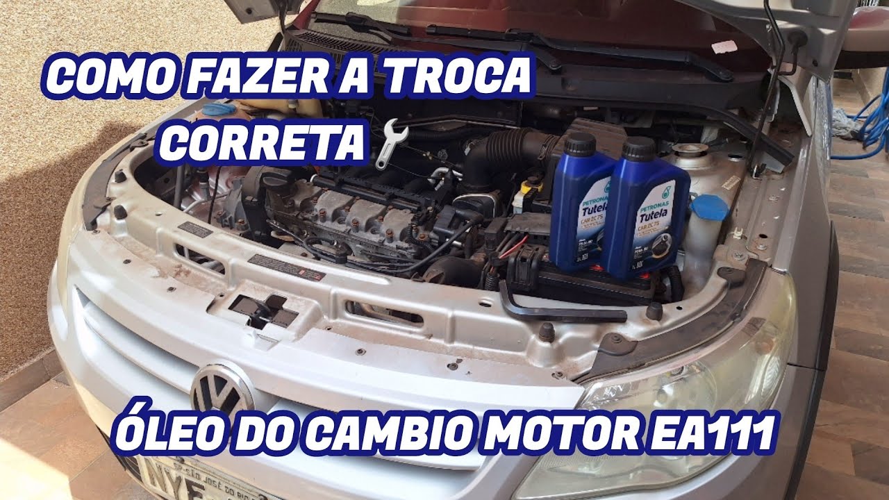 🔴COMO TROCAR ÓLEO DO CAMBIO GOL G5, SAVEIRO G5, VOYAGE G5, FOX COM MOTOR EA111