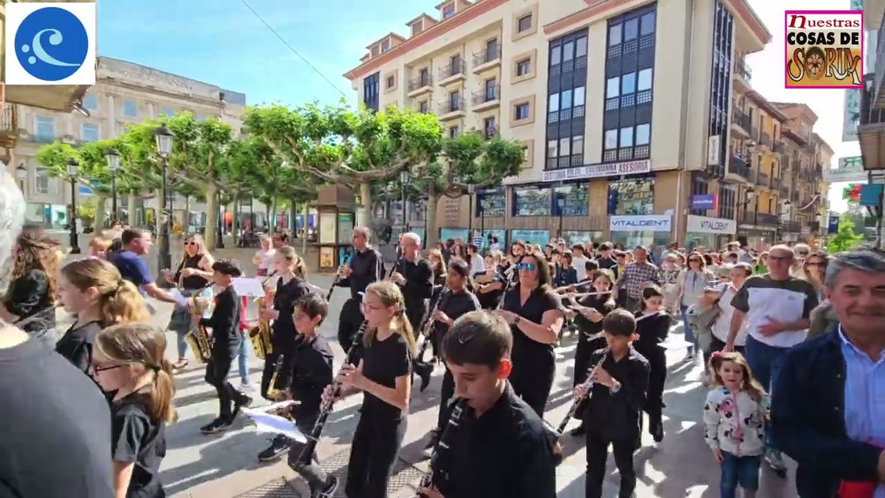 20240613 PASACALLES BANDA DE EEEE RAFAEL CLEMENTE-  CONSERVATORIO ORESTE CAMARCA (SORIA)