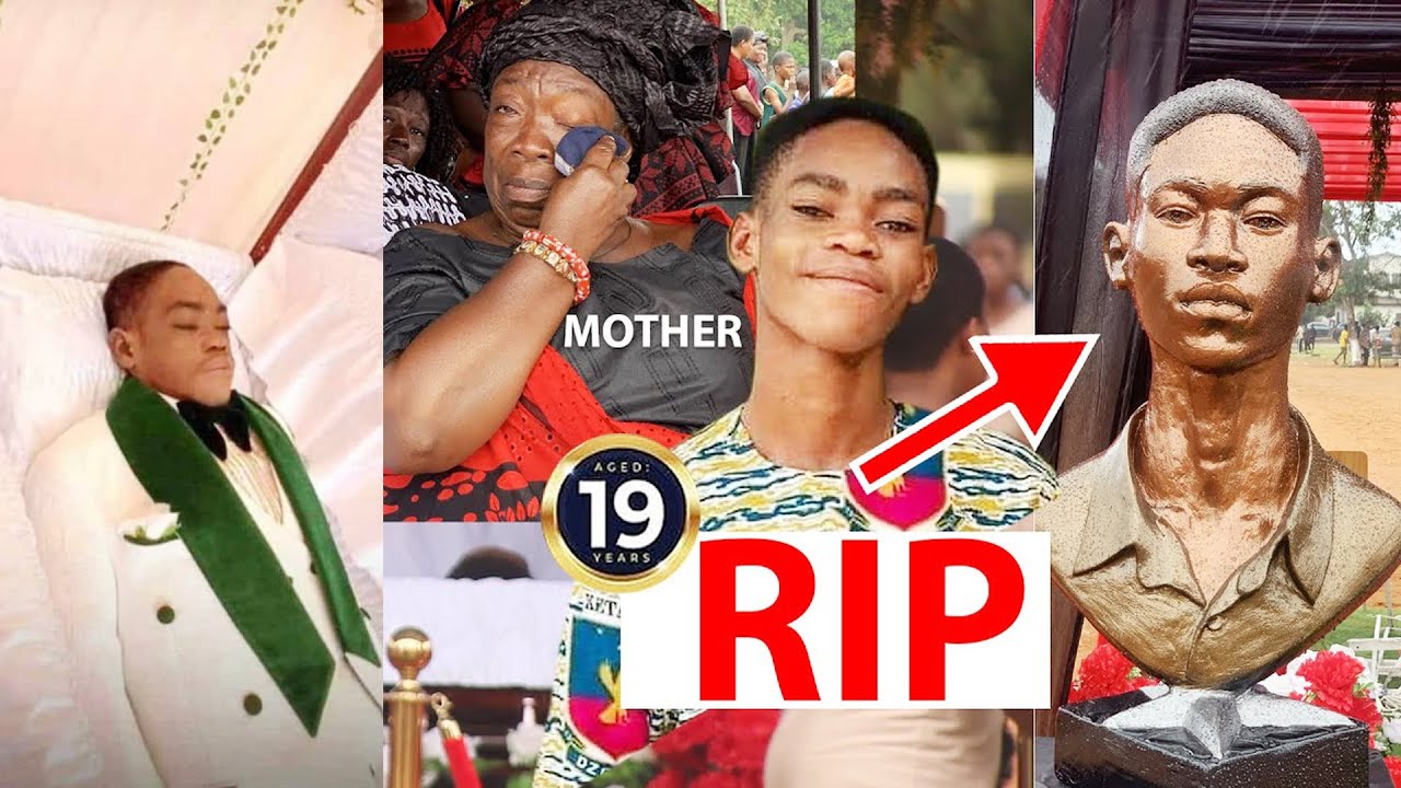 Heartbreaking💔 Watch how they buried keta Shs NSMQ hero who was poisoned in Legon