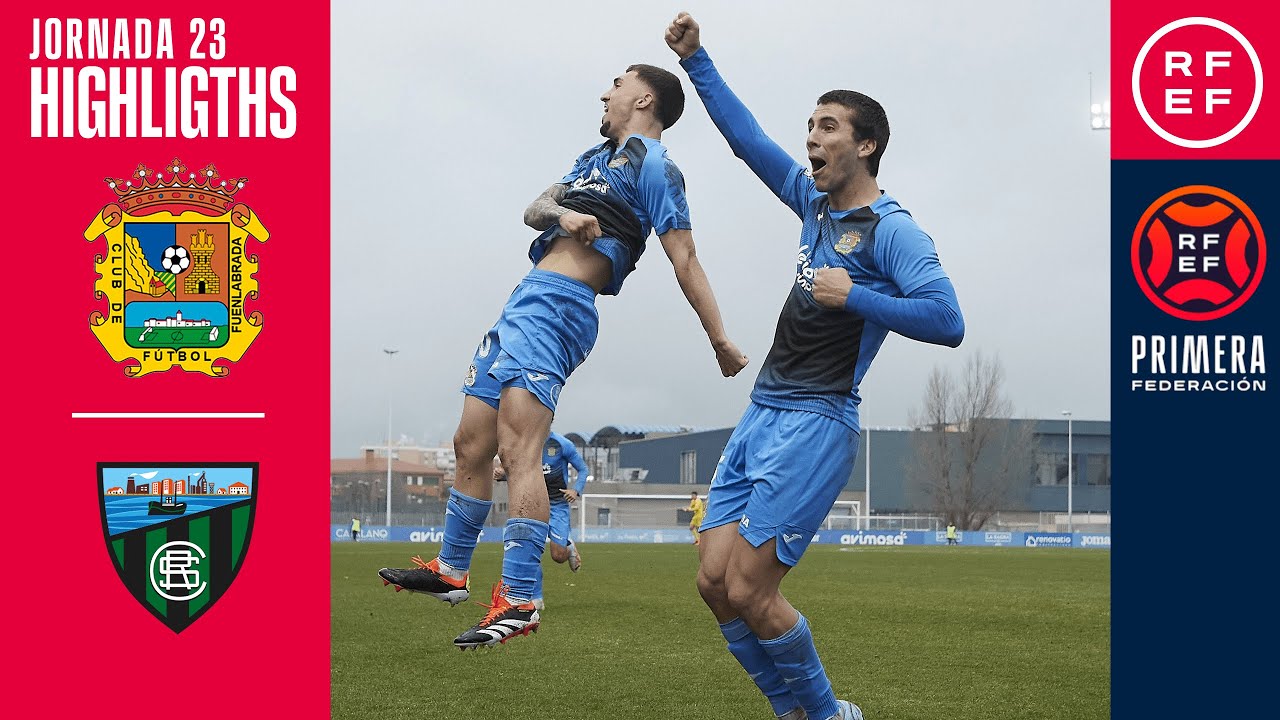 Resumen #PrimeraFederación | CF Fuenlabrada 3-1 Sestao River Club | Jornada 23, Grupo 1