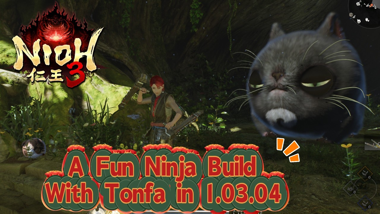 Nioh 3: забавная сборка ниндзя с Тонфой, NG+,