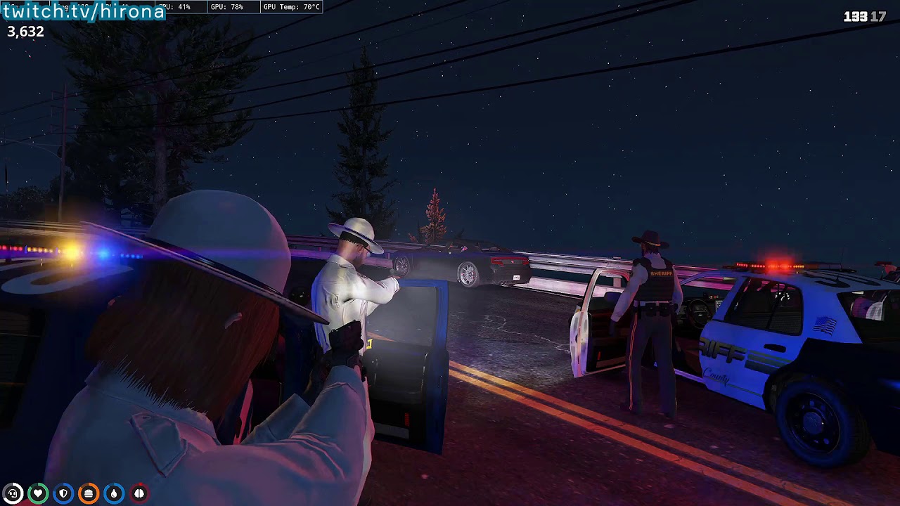 Police Chase Tony Corleone after Street Race (Multiple POV) - GTA RP NoPixel