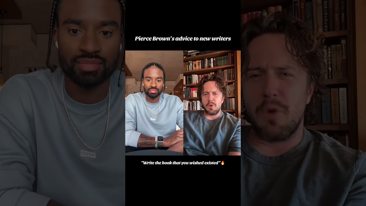 Pierce Brown&rsquo;s advice to new writers! #booktube #redrising #piercebrown