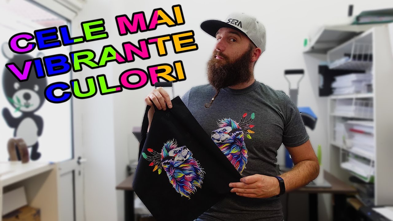 Am putea renunta la vinyl! Personalizare tricouri prin DTF