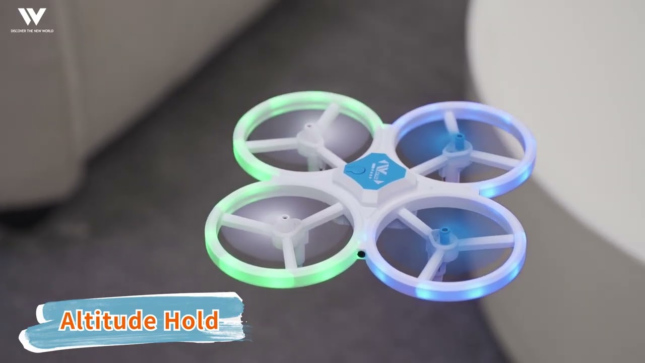 W6 RC LumiAir - RGB Drone Video