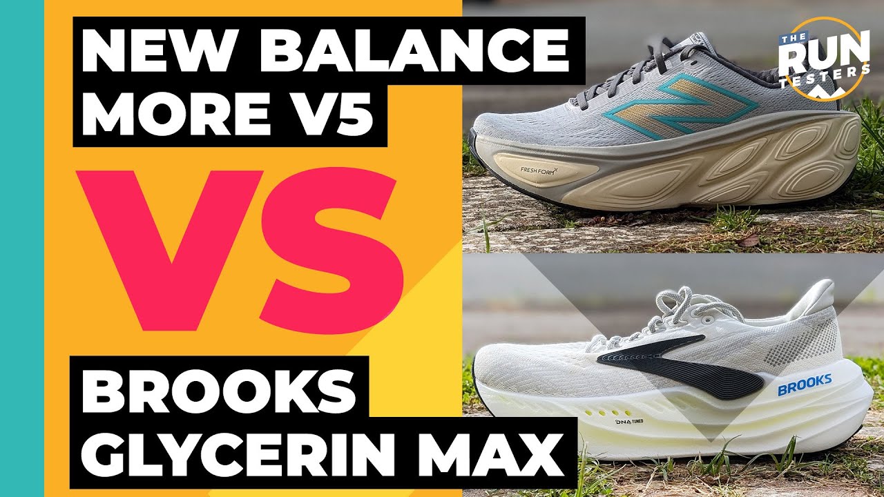 New Balance More V5 Vs Brooks Glycerin Max | Battle of the soft, max-cushioned running shoes
