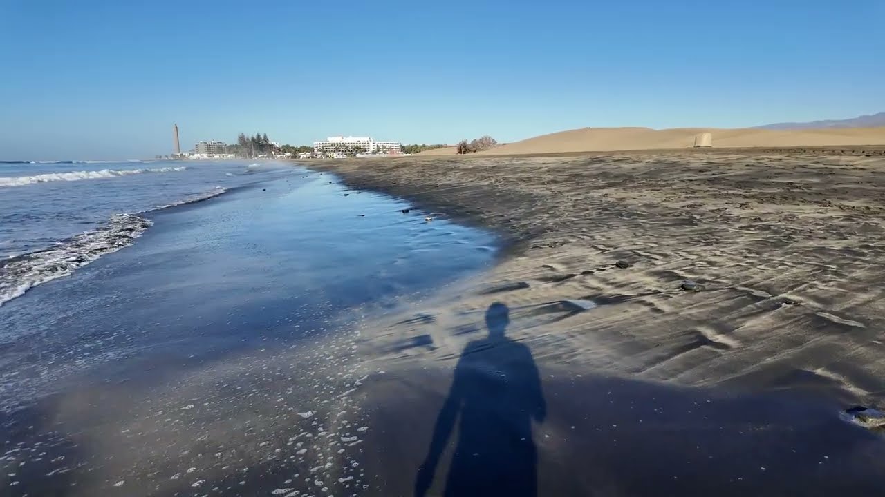Wetter 13.2.26 Maspalomas...es soll wieder windig werden....und Wellenalarm...