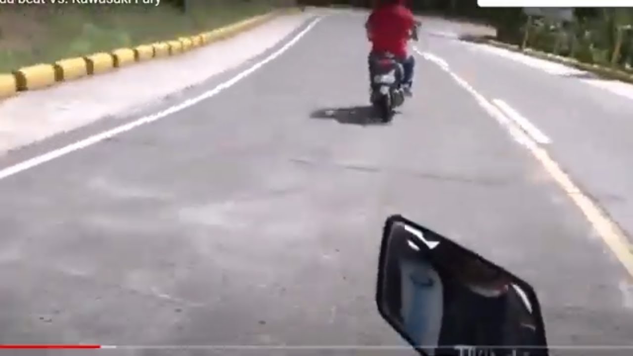 Honda beat nag-overtake sa fury, fury hinabol ang beatoy, pero?