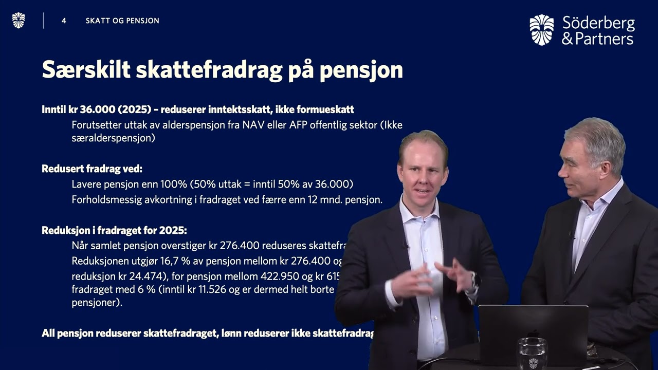 Webinar 18. mars | Skatt og pensjon: Hvordan komme best ut etter skatt?