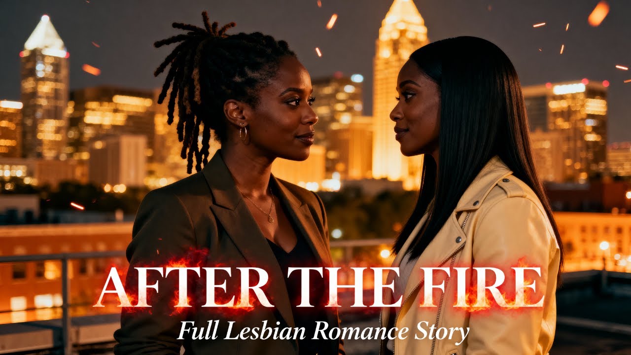 AFTER THE FIRE | Full Lesbian Romance Story | From Enemies to Lovers to Healing Together