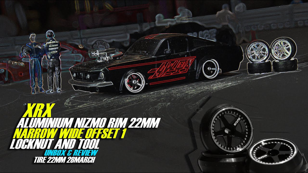 MINI RC DRIFT [ XRX RIMS 22MM & TIRES 28MARCH  22MM ] #UNBOX #REVIEW [  VIDEO TEST DRIVE ] HD60FPS