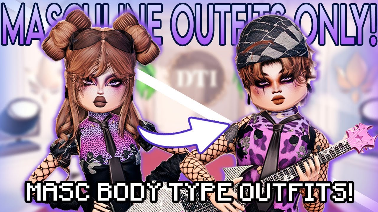 ONLY WEARING MASCULINE OUTFITS in DRESS TO IMPRESS! 👨🏼🌟 | Roblox