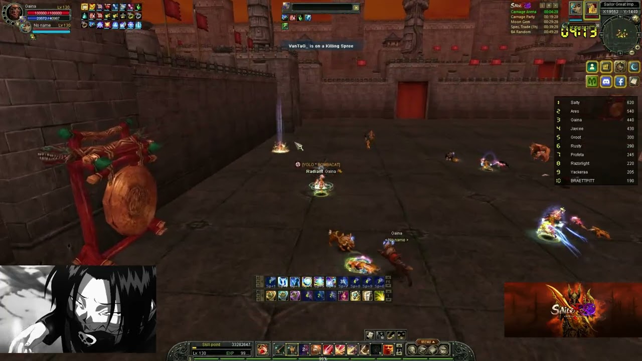 Sailor online Carnage arena