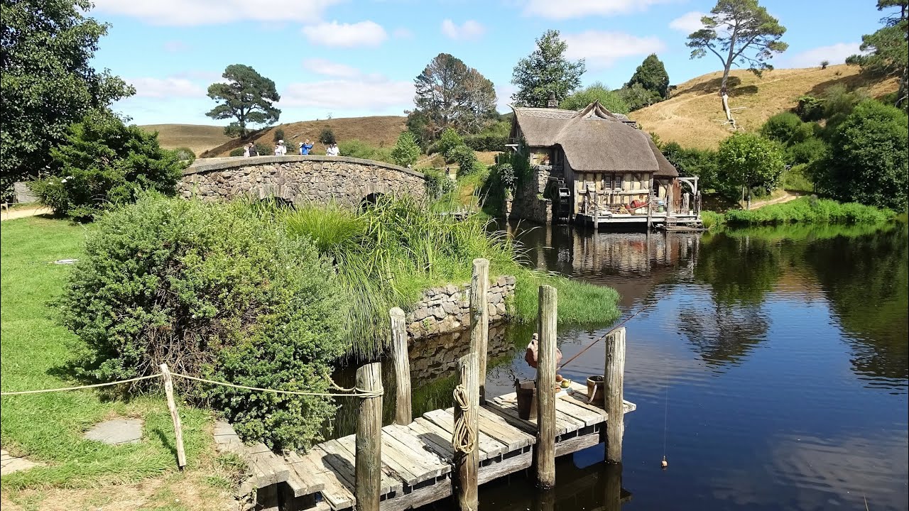 “Hobbiton” the movie set used in the making of “Lord of the Rings” and “The Hobbit” trilogies.