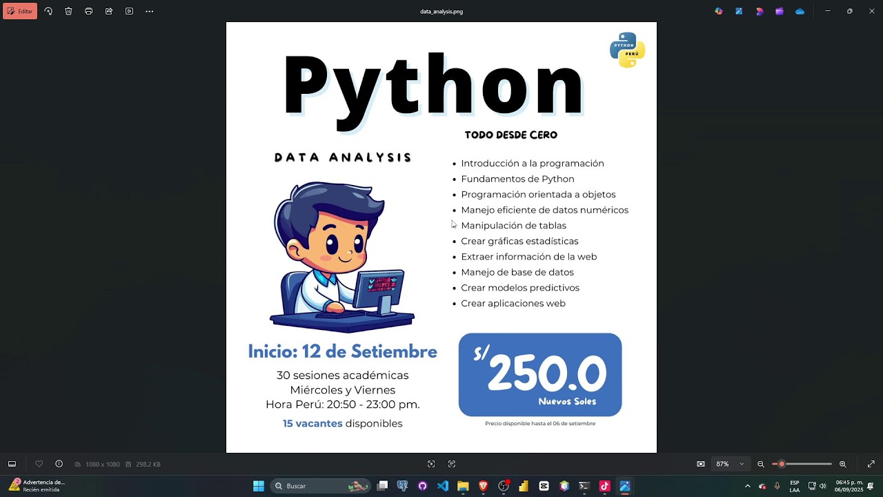 Python y Estadística sin aburrirse