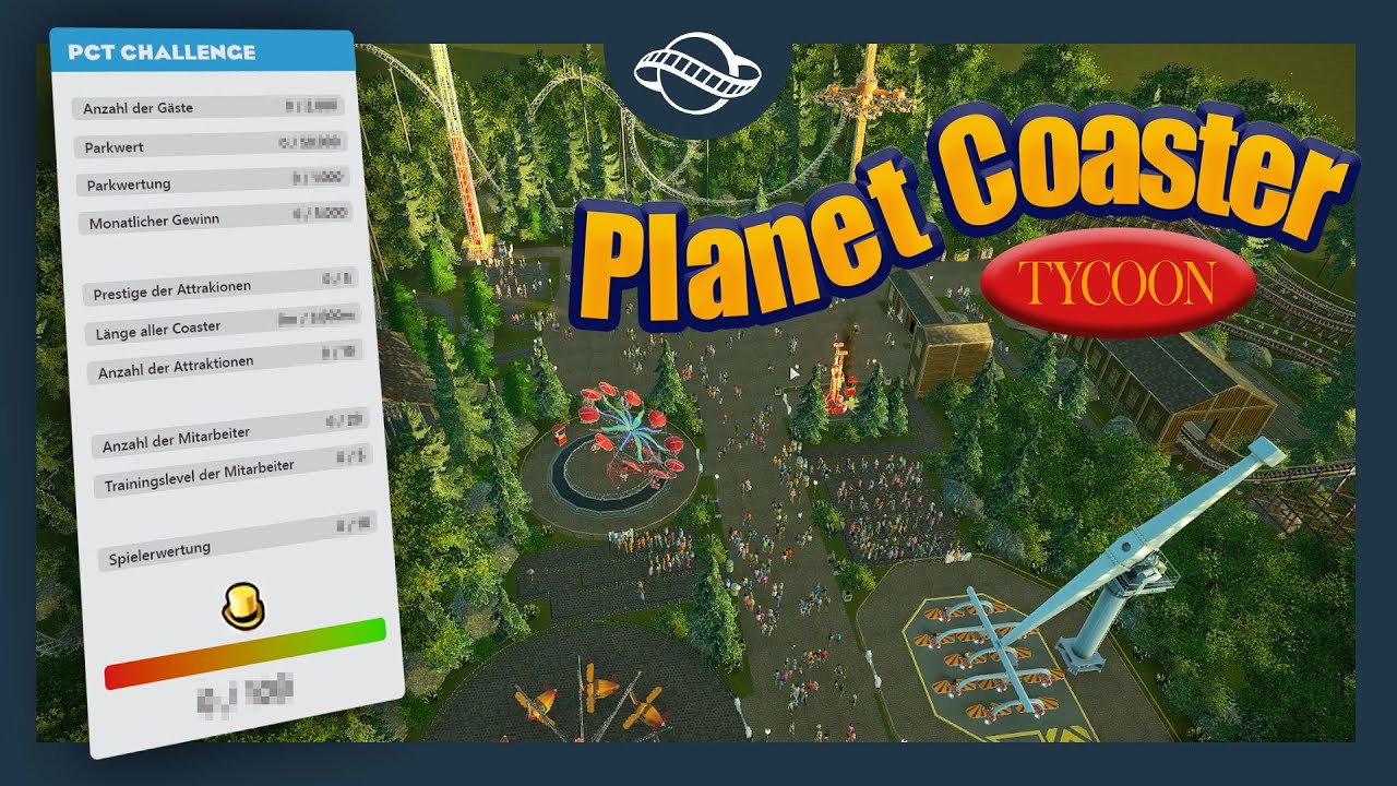 Planet Coaster Tycoon | Challenge | ft. Benge,  Jonezka,  Blu4yre