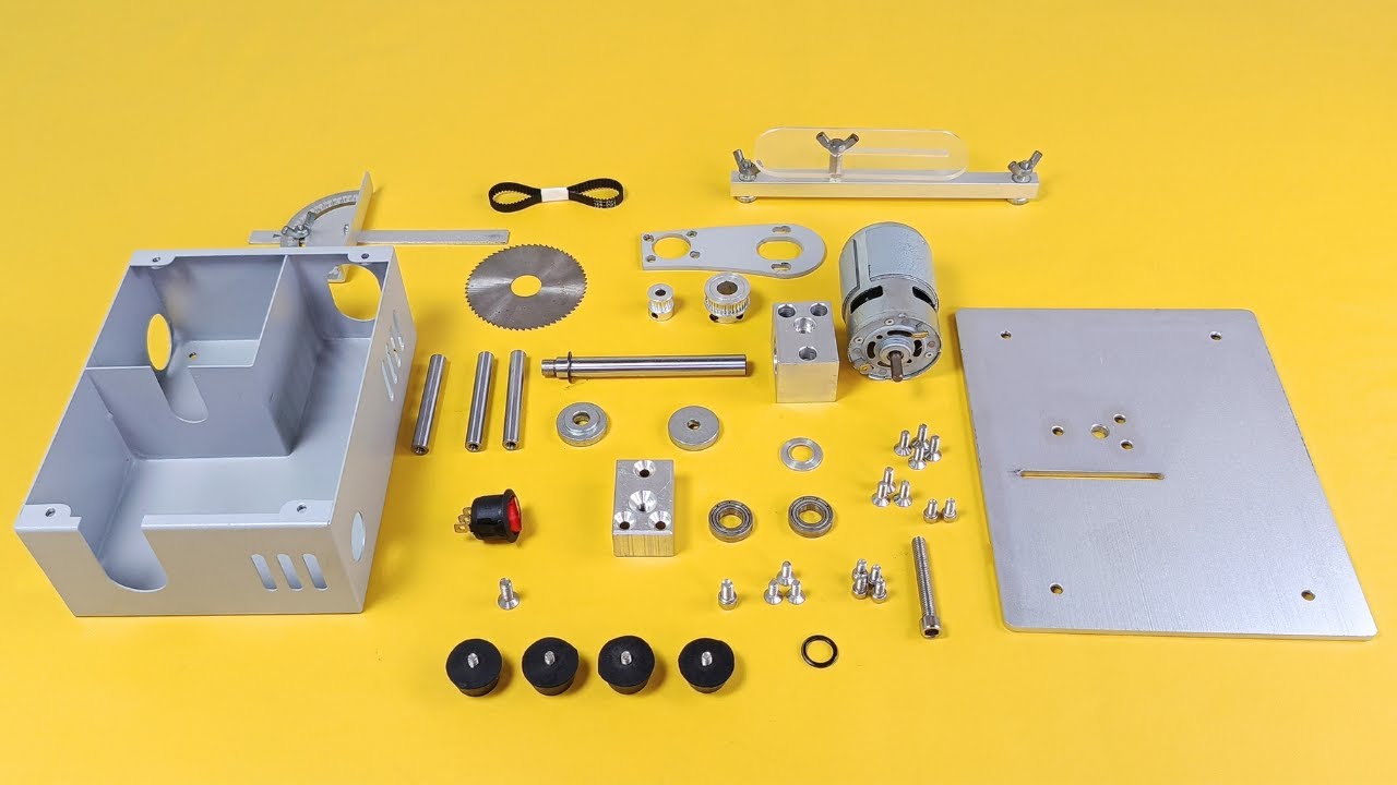 Build a Table Saw in less than 10 minutes using a 775 DC motor