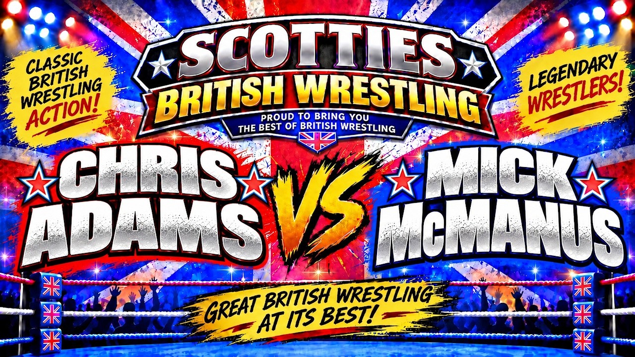 'Black Belt' Chris Adams vs Mick McManus (WORLD OF SPORT BRITISH WRESTLING)