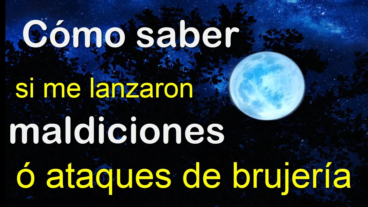 Quieres saber si estás bajo una maldición ó brujería y quieres liberarte  ?