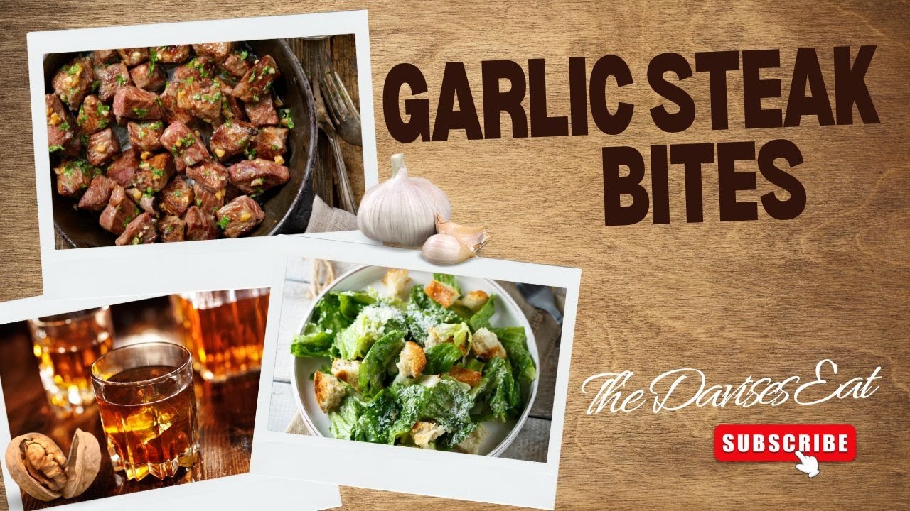 Weeknight Steakhouse Dinner | Garlic Steak Bites and a Twist on the Old Fashioned