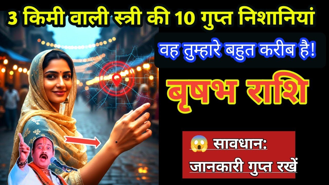 वृषभ राशि: 3 किमी वाली स्त्री की 10 गुप्त निशानियां | सावधान जानकारी गुप्त रखें!