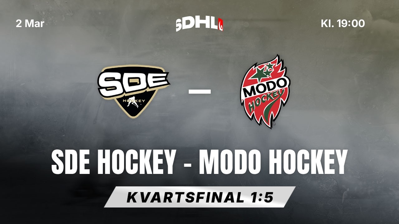 SDHL: SDE Hockey - MoDo Hockey | Vilundaparkens Ishall A | Säsong 25/26