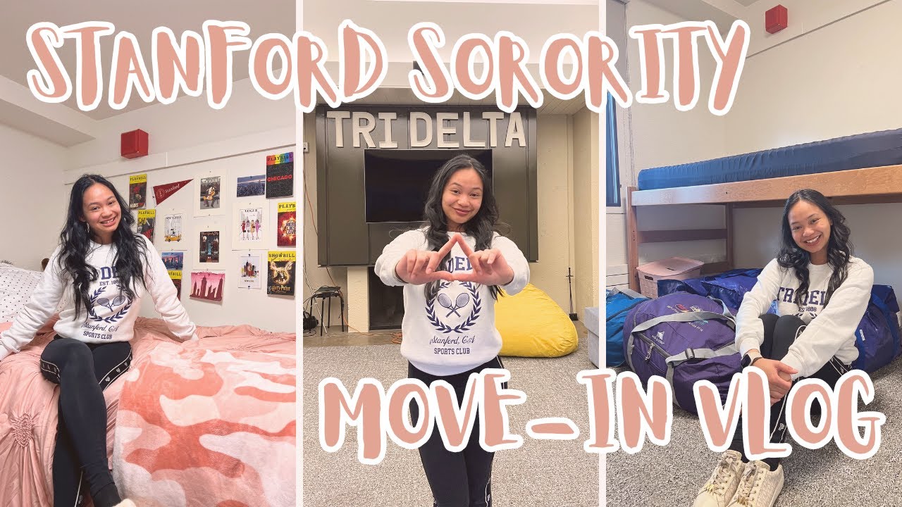 STANFORD SORORITY MOVE-IN VLOG: Junior Year
