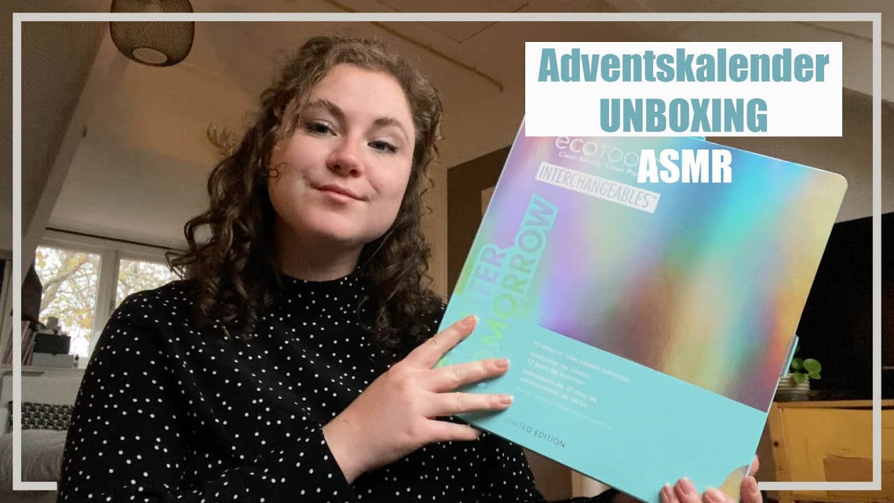 ASMR Adventkalender UNBOXING ECOTOOLS | Christmas Unboxing | Nederlandse Asmr