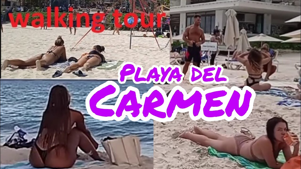 walking tour spring break playa del carmen caminata en playa del carmen