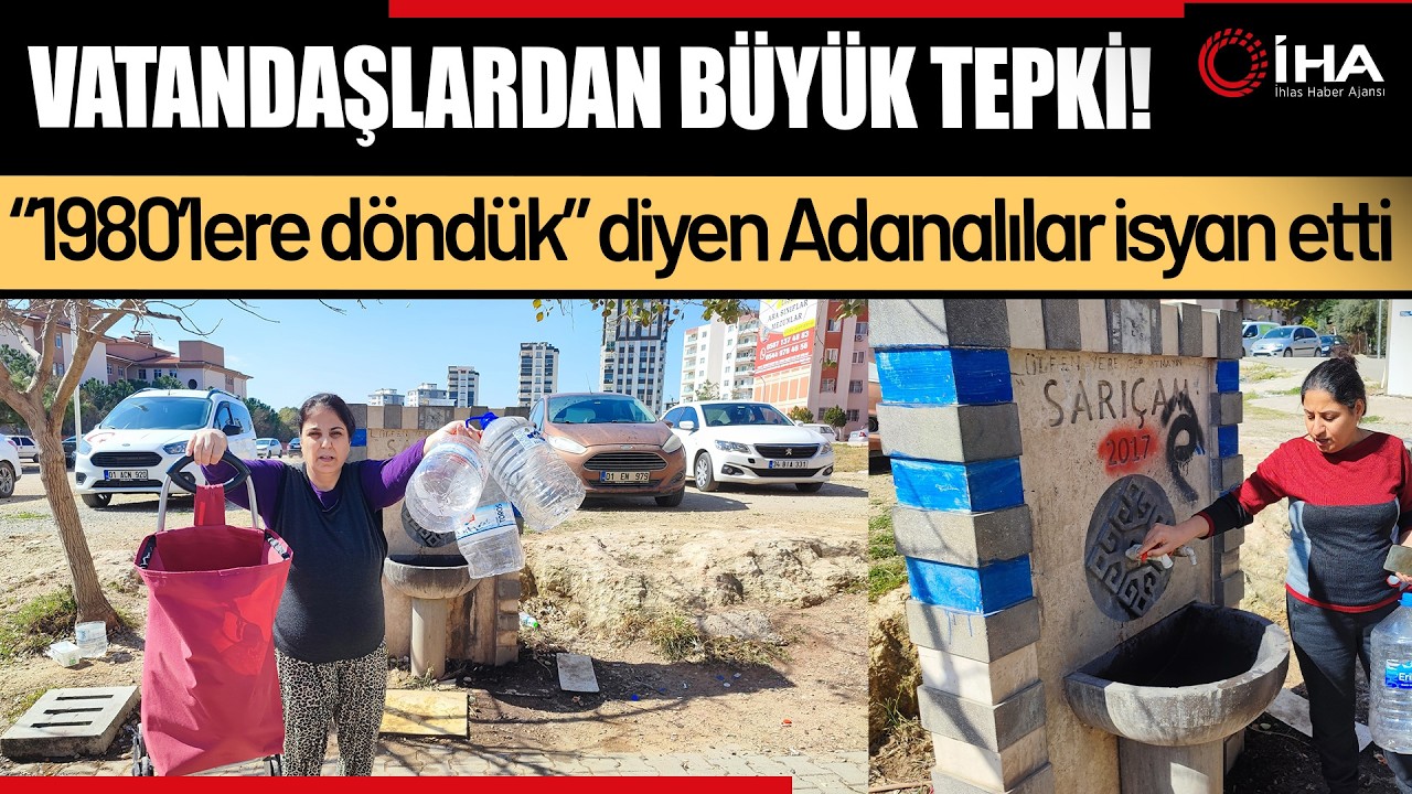 Günlerdir Su Bulamıyorlar : “Duş Almak İçin Akrabaya Gidiyoruz”