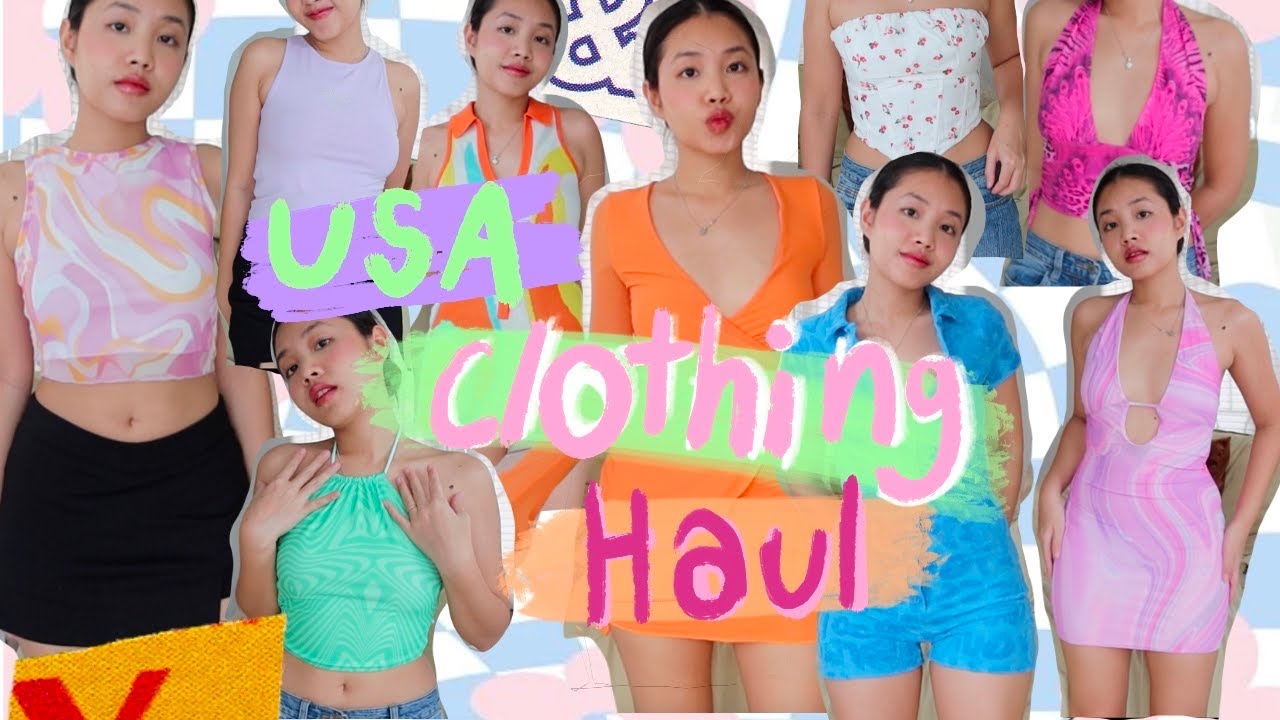 USA clothing haul  เห่อเสื้อผ้าจากเมกา แนะนำเว็บเสื้อผ้า ควรตำไม่ควรตำบอกหมด