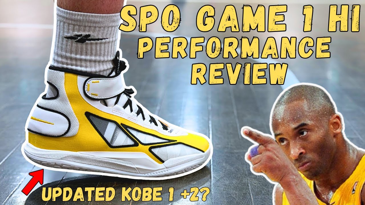 Обзор SPO Game 1 Hi Performance — обновленные версии Kobe 1 и 2?