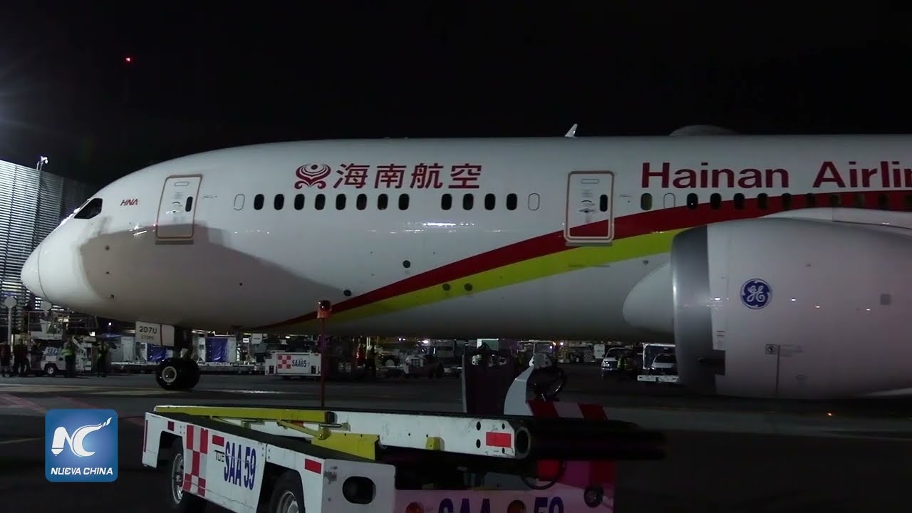 Entra en operación ruta de vuelo directo de Hainan Airlines entre China y México