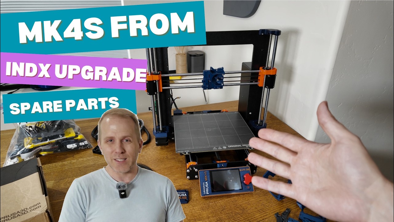 Я собрал Prusa MK4S из запчастей после апгрейда на INDX