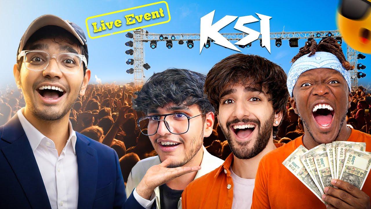 Biggest Meetup Ever! KSI × Fukra Insaan LIVE 🔥