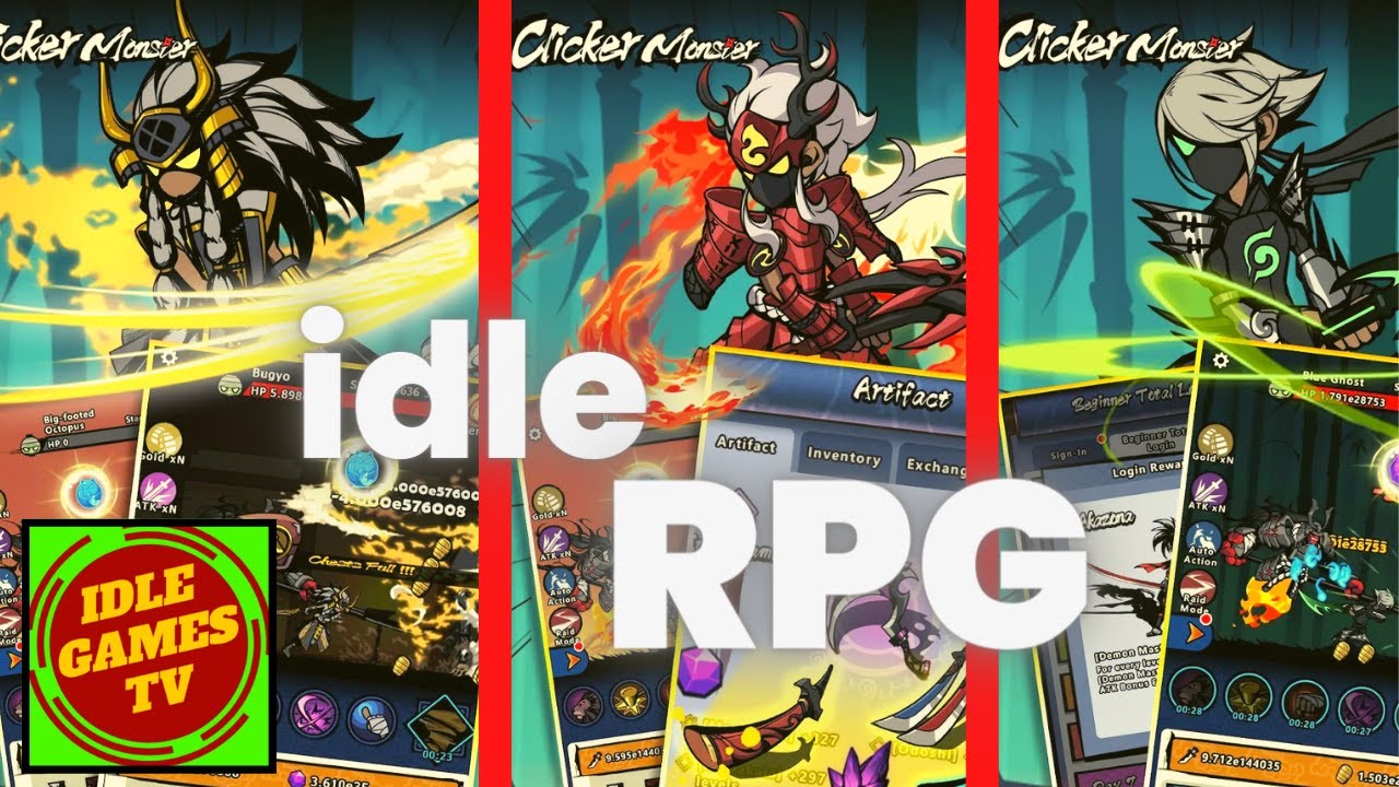 Clicker Monster Gameplay - an android RPG Idle Game, beginner tips and tricks, guide, review