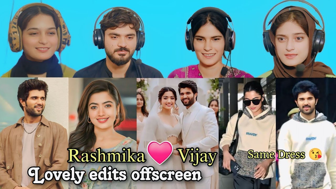 Rashmika 💚 Vijay lovely 😍 edits Reaction 