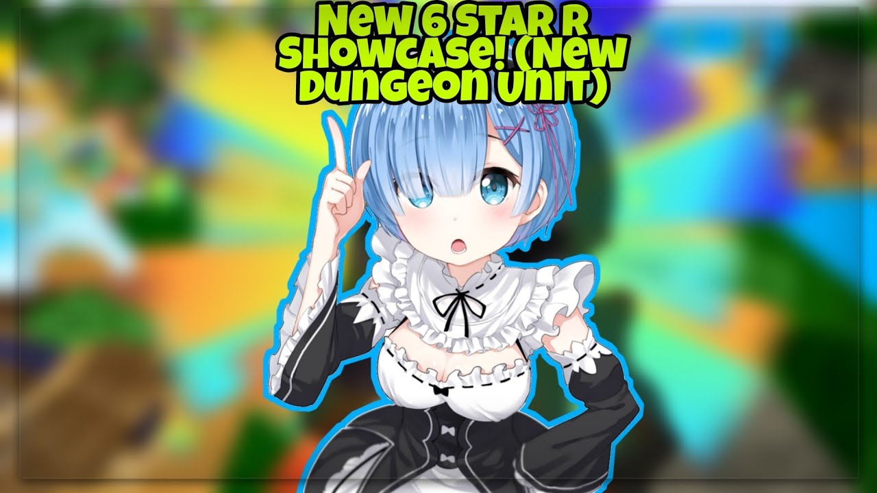 New 6 Star Rem Showcase!! (New Dungeon Unit) | All Star Tower Defense
