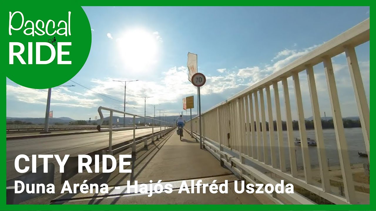 FINA 2022 Locations by Bicycle: Duna Arena to Hajos Alfred Complex