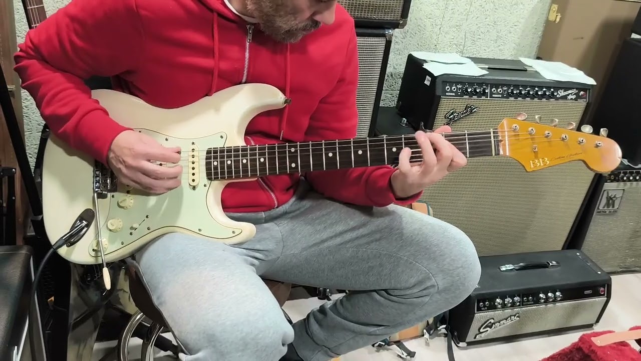 BB Custom 🤩 Stratocaster 😍 Relic 🤤