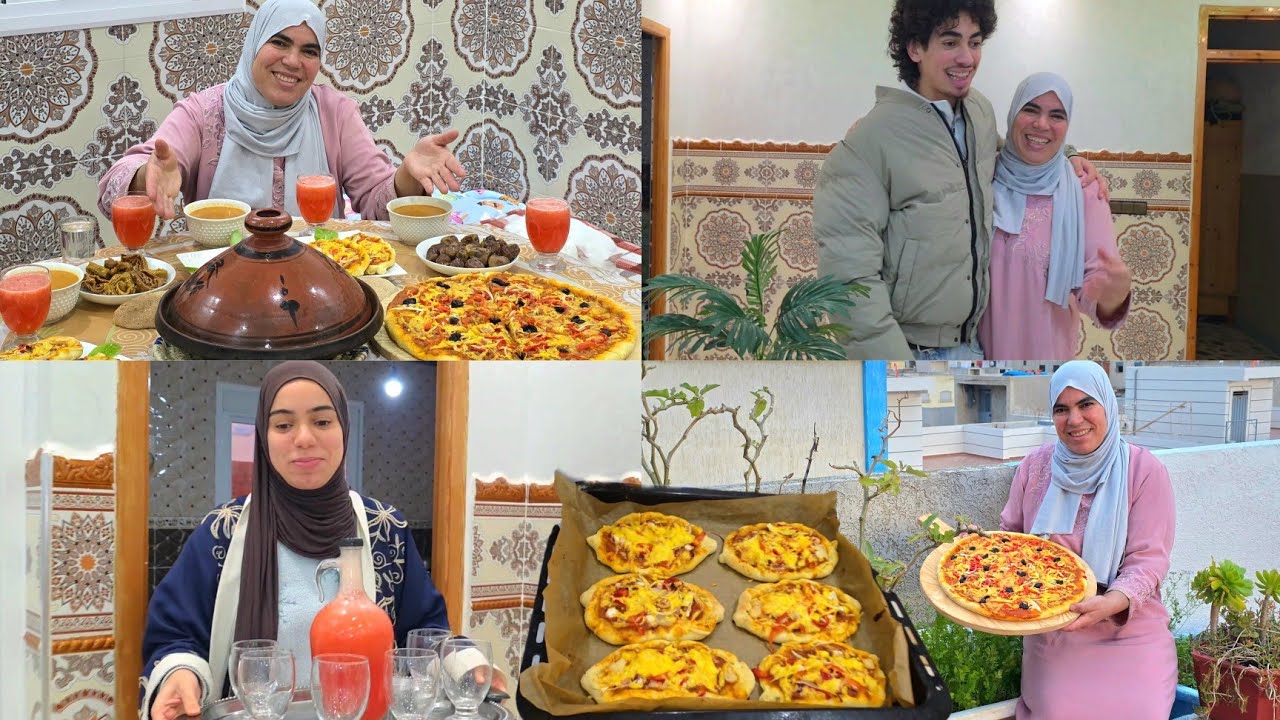 عزيزة كدوجد لوليداتها باغا تسيفطهم على برة مقداتها فرحة 🥹❤️
