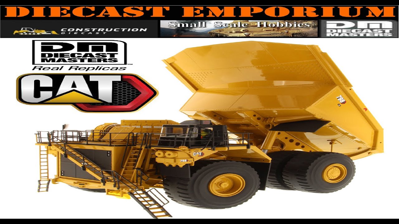 1:50 Scale Diecast Masters Cat 798 AC Mining Truck Official Unboxing & Review