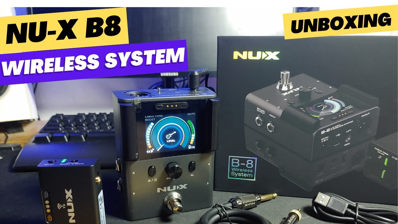 NUX B8 Wireless system | Short Unboxing