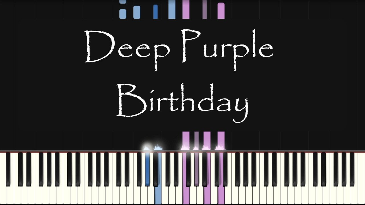 Happy Birthday Deep Purple Style