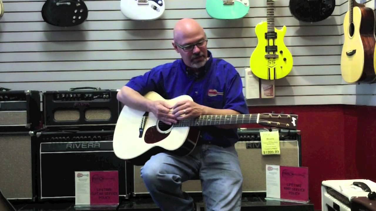 Dana Bourgeois Custom JOM Madagascar & Adirondack at Fazio's Frets and Friends