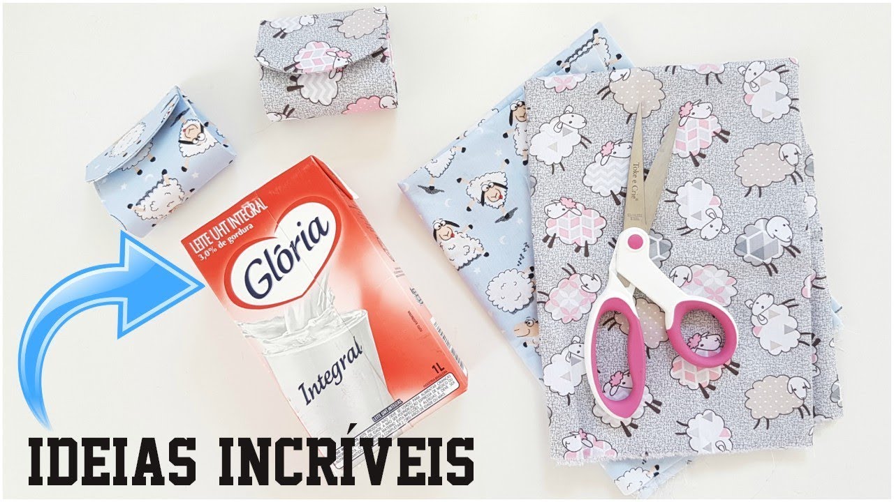 IDEIAS INCRÍVEIS COM CAIXA DE LEITE | ARTESANATO PARA FAZER E VENDER | Viviane Magalhães