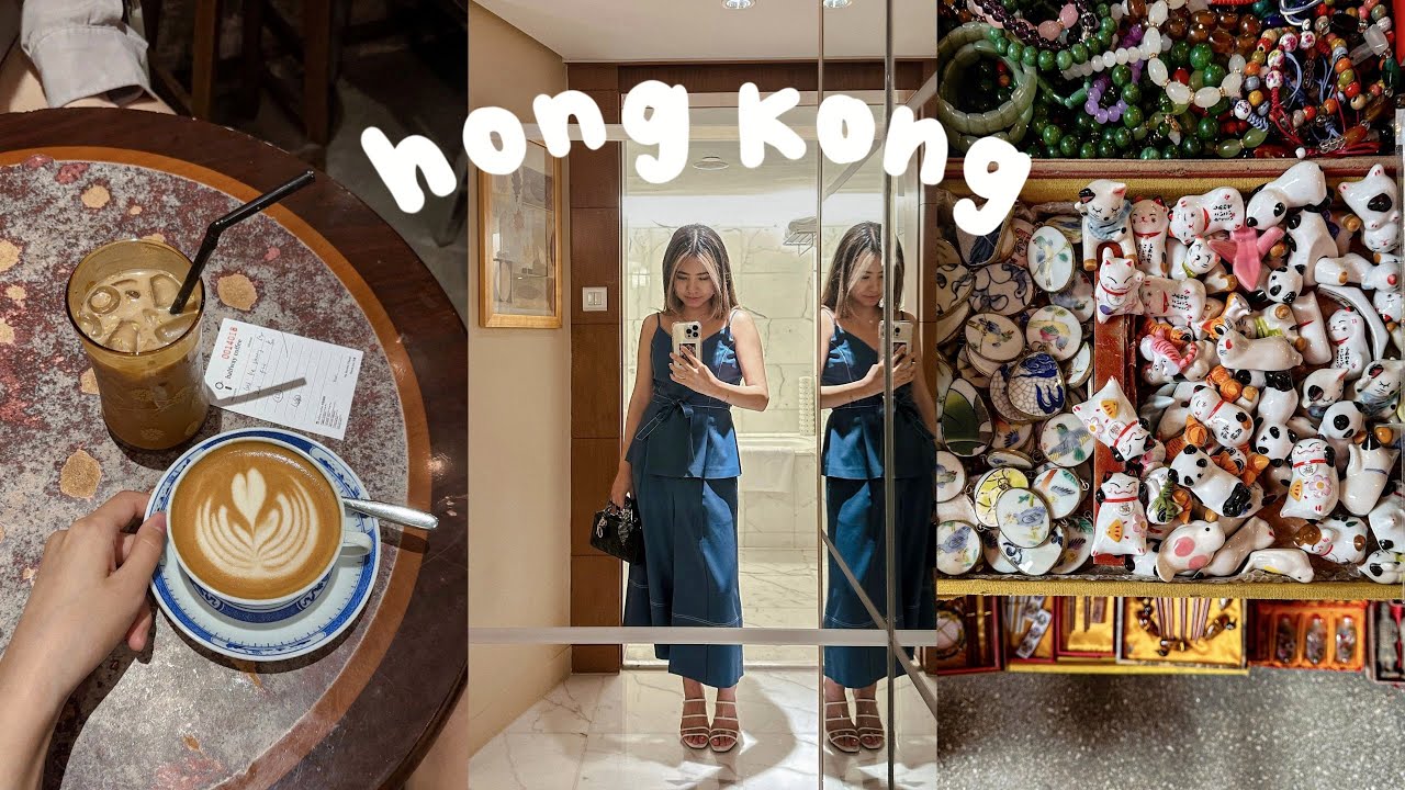 hong kong travel vlog 🇭🇰 best dim sum i've had, cafe hopping, city views, first time in hk