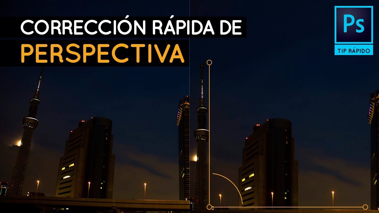 Corrección rápida de perspectiva en Photoshop